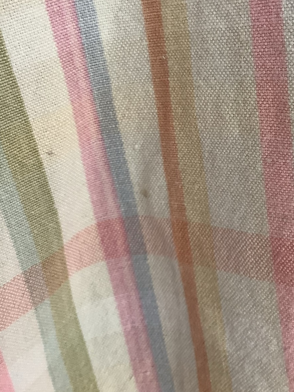Vintage 90s Reitmans Linen Ramie Plaid Bermuda Shorts Pastel Preppy Size 11 - Picture 15 of 16